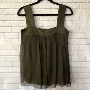DKNY Silk Flowing Dressy Tank Top